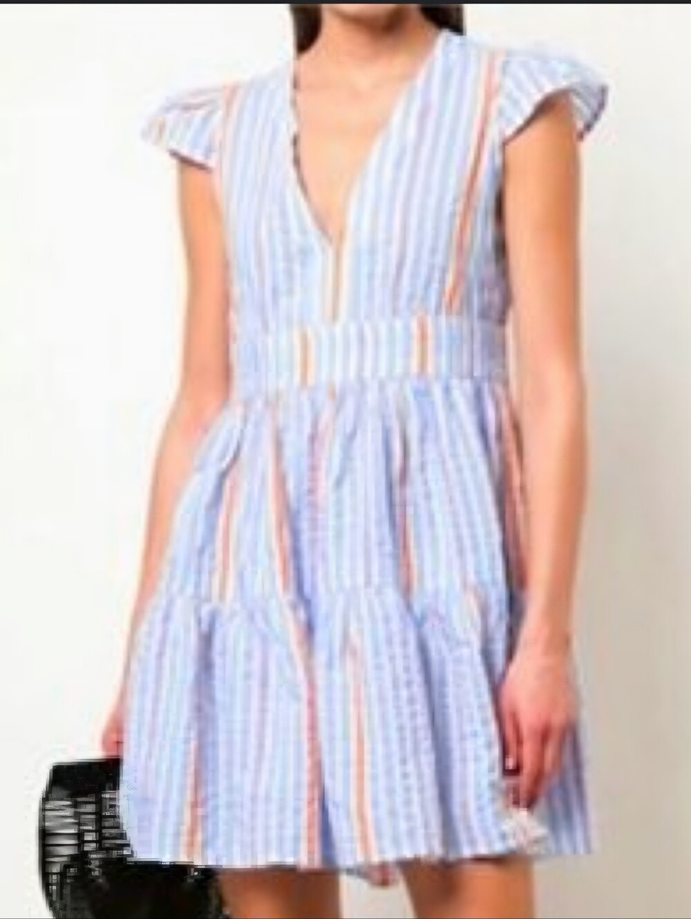Liya Kebede Lemlem Cute Light Striped Dress